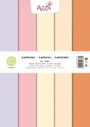 Bloc papier vellum imprimé 'Lanternes' (180gr)