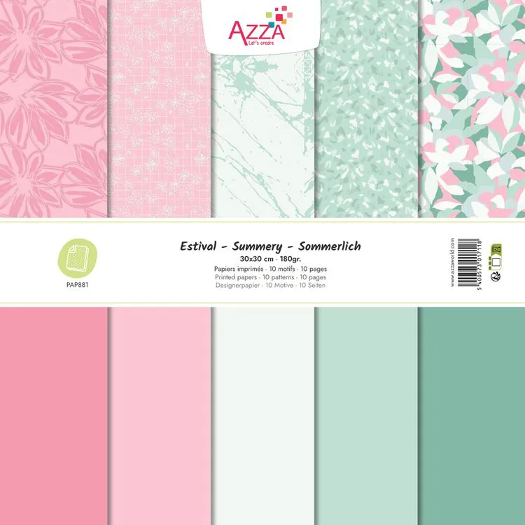 Designpapierblock 'Sommerlich'