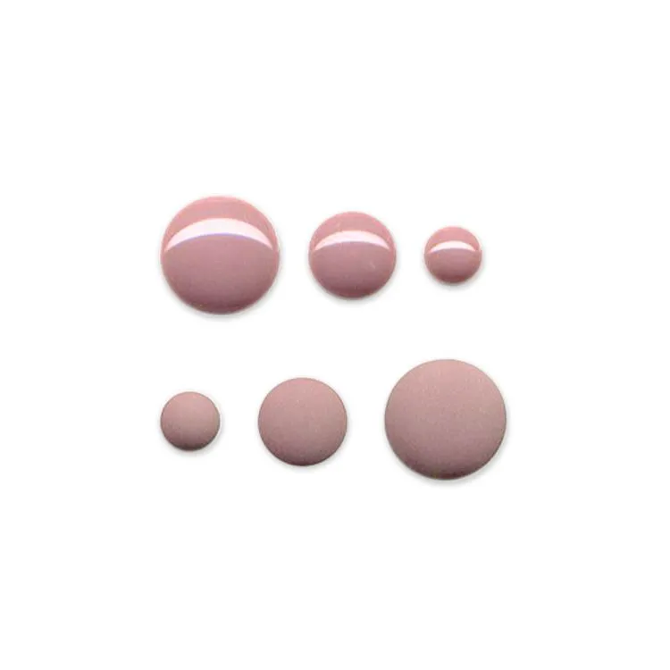 Matte und gl&auml;nzende Harzperlen 'Indische Rose'
