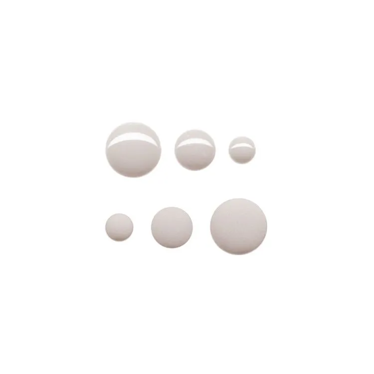 Perles de r&eacute;sine mattes & brillantes 'Galet'  