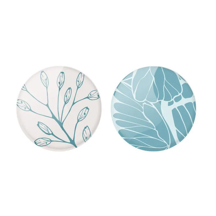 Perles de r&eacute;sine imprim&eacute;es 'Faune et flore'