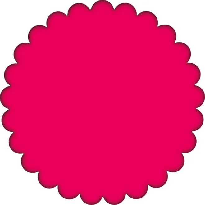 Perforatrice Figurine 'Rond bord festonné'(5.08cm)