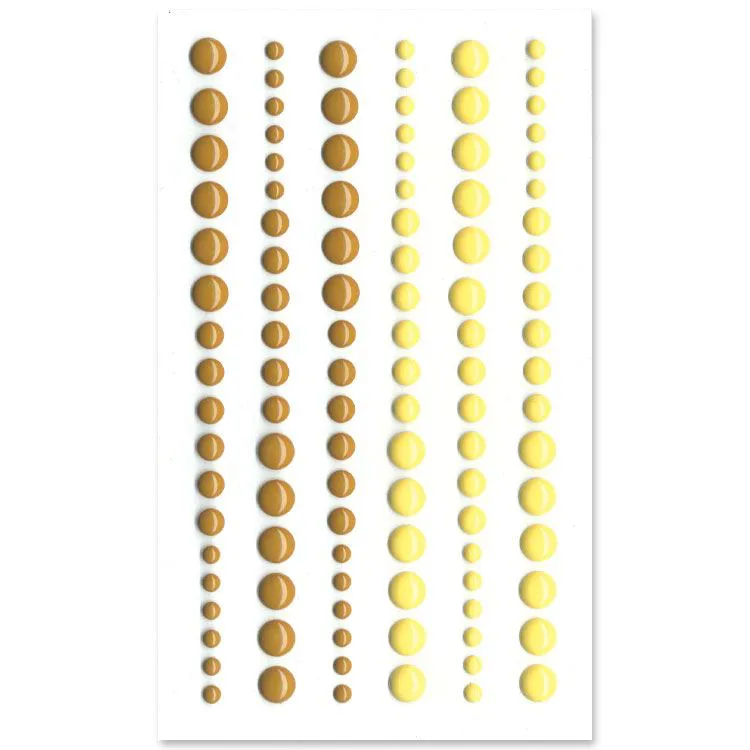 Perles de résine 'Caramel' 