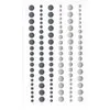 Perles de résine mat 'Ardoise'