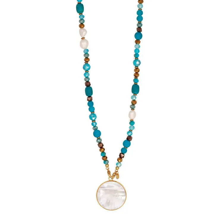Sautoir Kette EDEN bleu