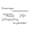 Stanzformen 'Momentaufnahmen Worte'