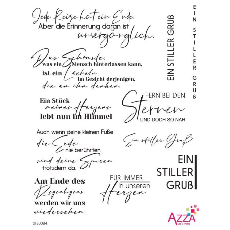 Diamantstempel 'Abschied'