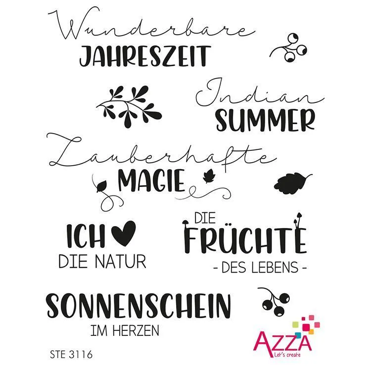 Rubinstempel 'Jahreszeit'