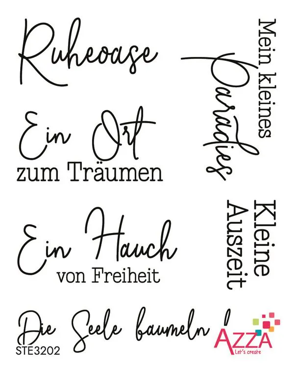Rubinstempel Worte 'Fauna und Flora'