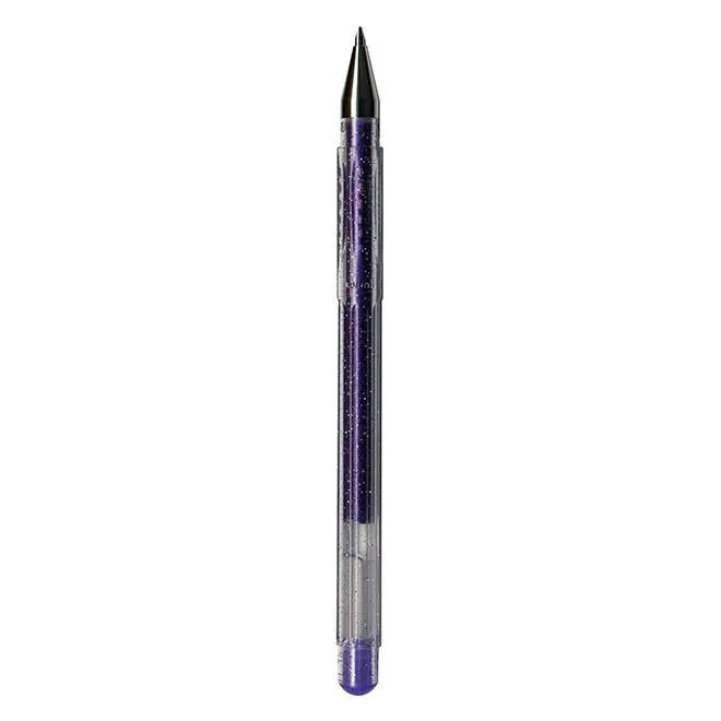 Stylo à bille pailleté Violet