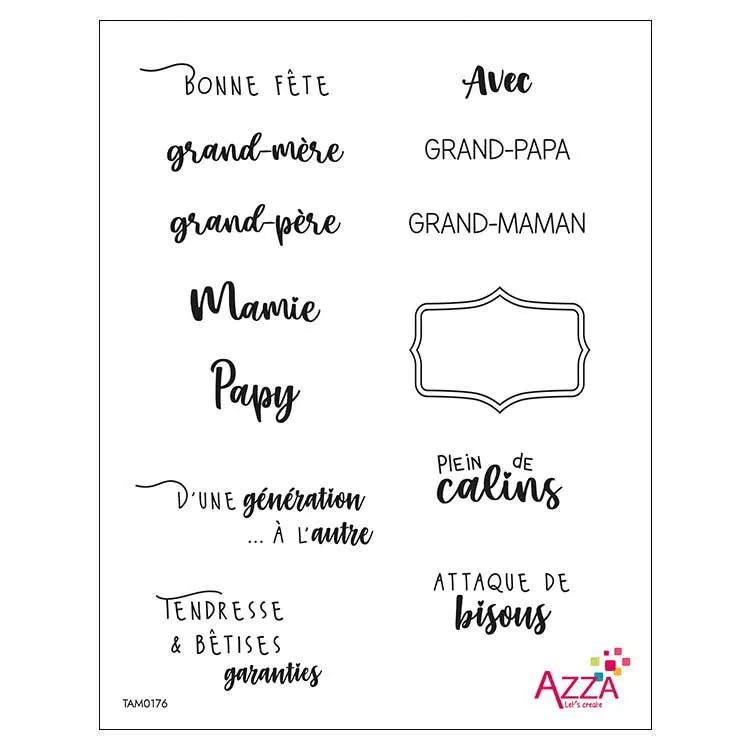 Tampons diamant 'Grands-parents'