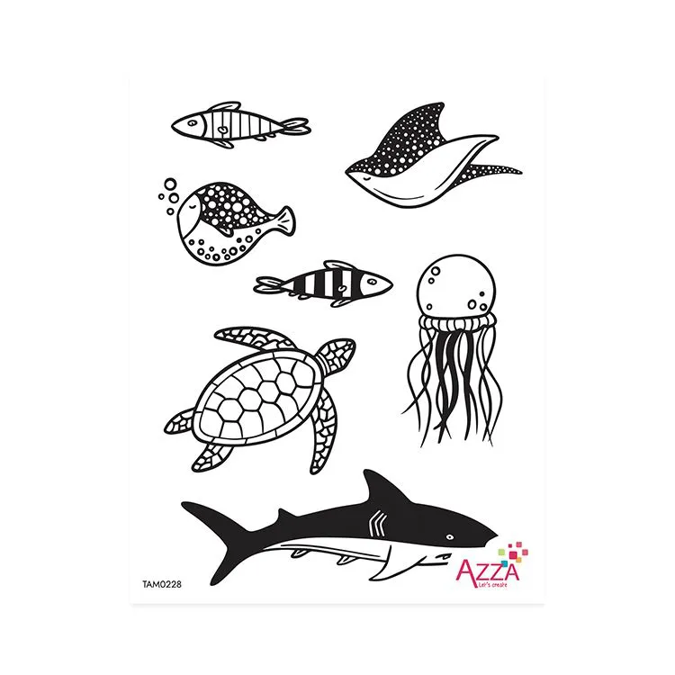 Diamantstempel 'Aquarium'
