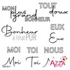 Quarzstempel 'Tout en douceur'