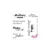 Quarzstempel 'Magie en famille'