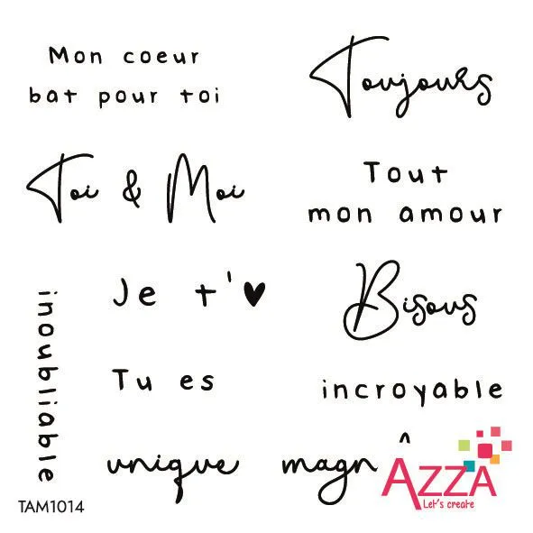 Tampons Quartz 'Saint Valentin'