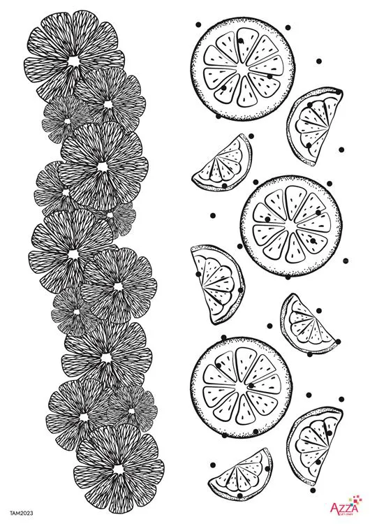 Maxistempel 'Zitrusfr&uuml;chte'