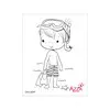 Tampons rubis 'Louis- A la plage'