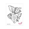 Tampons rubis 'Poisson'