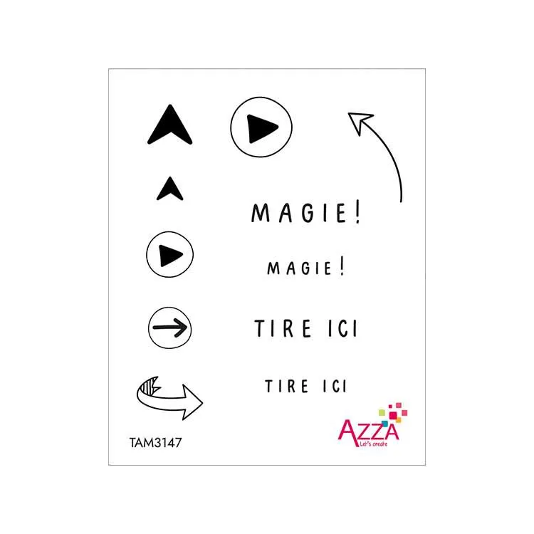 Tampons rubis 'Cartes magiques'