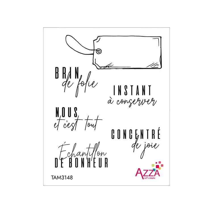 Tampons rubis 'Jolies verreries' 