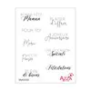 Rubinstempel 'Mots toutes occasions'
