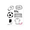 Tampons rubis 'Football'