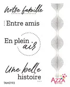 Rubinstempel 'Mots Pointillisme'
