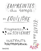 Tampons rubis mots 'Granite'