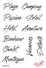 Ministempel 'Mots signalétique'
