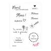 Ministempel 'Merci professeur'