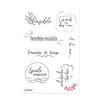 Mini-tampons 'Mots Souffle marin'
