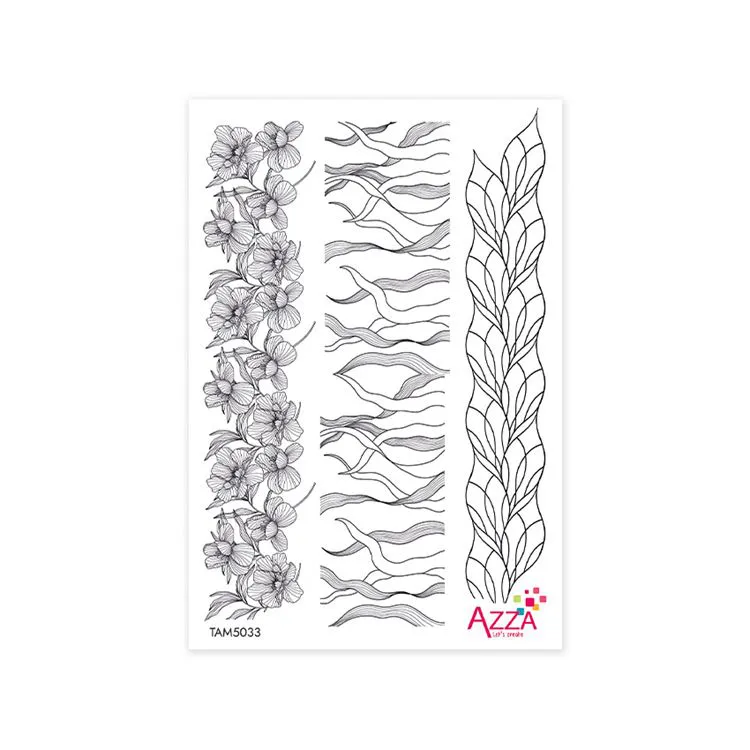 Ministempel 'Blumige Textur'