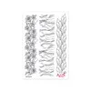 Ministempel 'Blumige Textur'