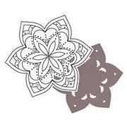 Mikrostempel und Stanzform 'Künstlerische Symbole'
