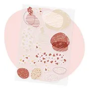 Stickers de transfert 'Granite' (2pcs)