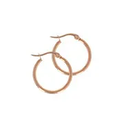 Ohrringe Hoop rose (S)