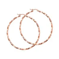 Ohrringe Ronda rose (L)
