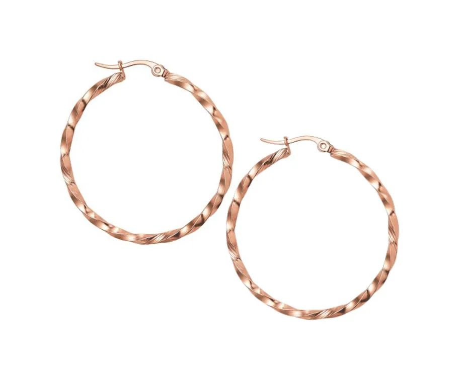 Ohrringe Ronda rose (M)