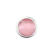 Schraubknopf oeil de chat rose