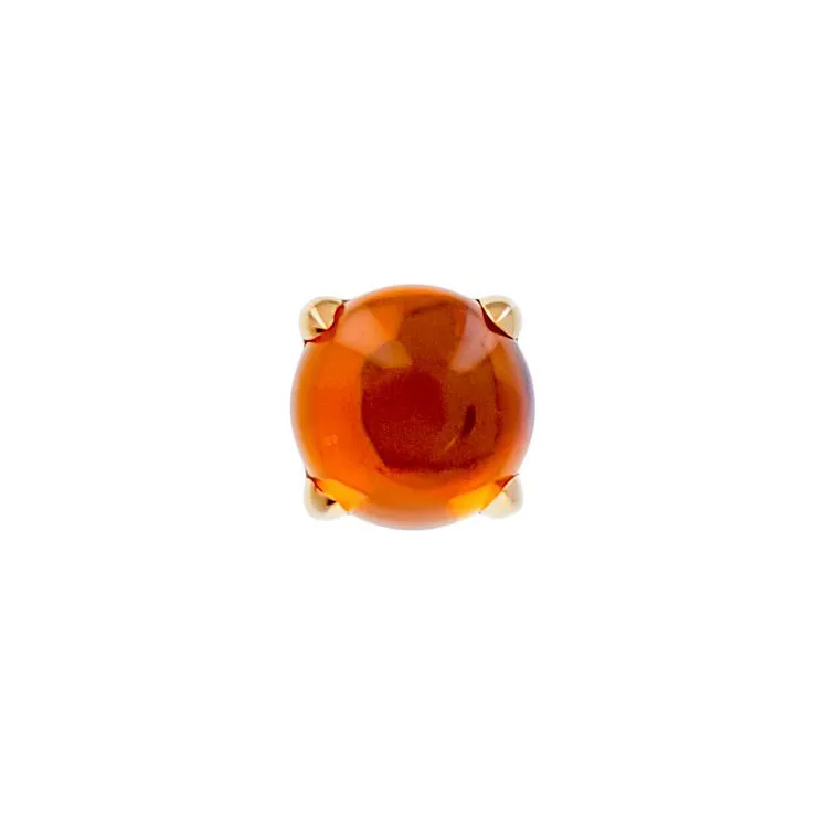 Schraubknopf perle orangeDo