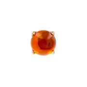 Schraubknopf perle orangeDo