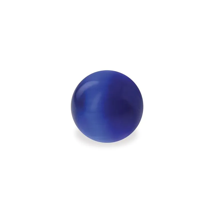 Kugelf&ouml;rmiger Edelstein - bleue