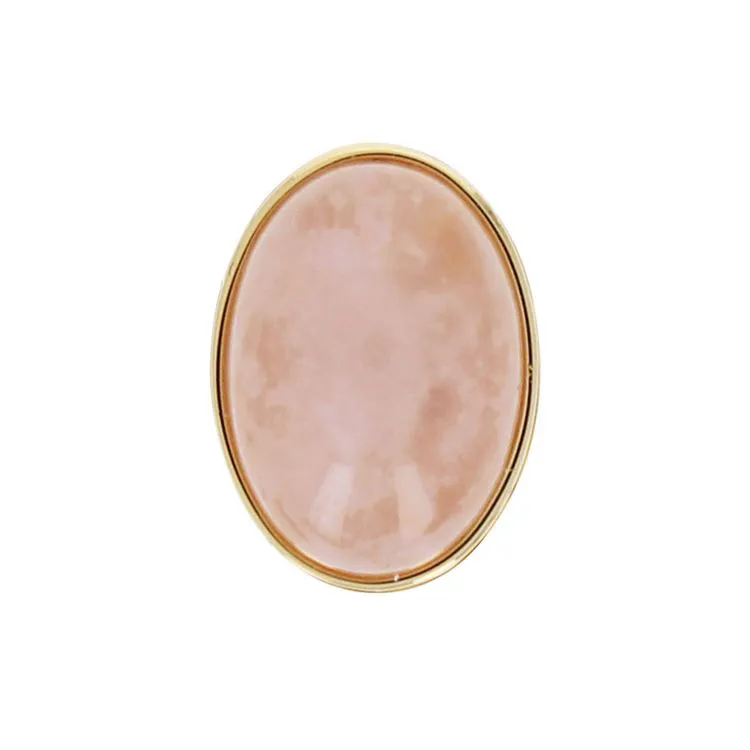 Schraubknopf quartz rose Do