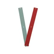 Leder Elégantes fushia/vert