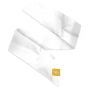 Satin Armband blanc