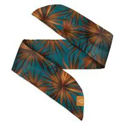 Satin Armband fleurs vert canard/ocre