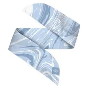 Satin Armaband bleu clair vagues