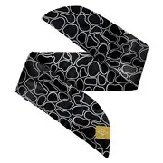 Satin Armband noir /blanc Galet