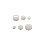 Perles de résine mattes & brillantes 'Galet'