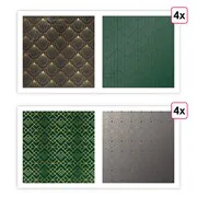 Papiers imprimés 'Reflets dorés' (Gold foil)
